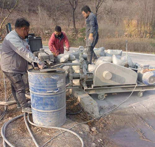 枣阳路面下沉注浆